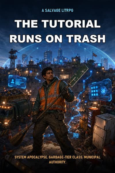 The Tutorial Runs on Trash [A Salvage LitRPG] cover