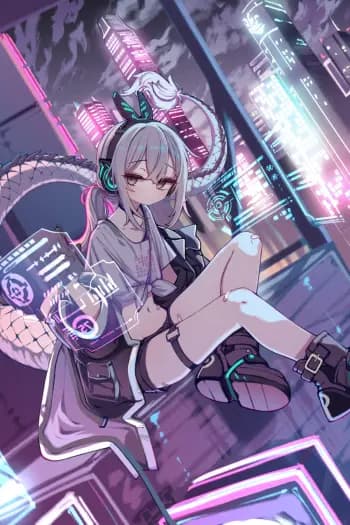 Tôi trở thành một con Rồng trong thế giới Cyberpunk cover